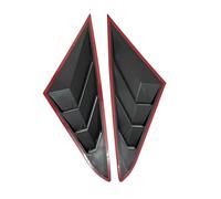 Compatible For Hyundai Sonata 9th 2015 2016 2017 2018 2019 Car Rear Louver Window Side Shutter Cover Trim ABS Exterior Auto Accessories(Gloss Black)
