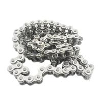 Compatible For Industrial Machinery Accessories - 1/1.5/5 Meter 304 Stainless Steel Short Pitch Roller Chain, 2/3/4/5/6 Points, 04C, 06B, 08A, 08B, 10A Transmission Chain(08B-1 1m 4 points-)