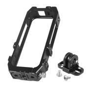 Compatible For Insta360 ONE X2 Camera Cage, Aluminum Alloy Protective Frame With 1/4 Thread Mount For Panoramic Shots(X2 folding seat)