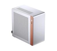 Compatible for JONSBO NV10 ITX Mini Chassis, Full Aluminum, Supports 1U FLEX Power Supply(NV10 Silver)