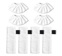 Compatible for Karcher EasyFix SC2 SC3 SC4 SC5 Steam Mop Cloth Cleaning Pad Cloth Cover Rags Replace Accessories Mop Cleaner Spare Parts(Burgundy)
