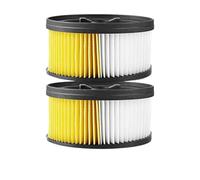 Compatible For Karcher,WD4 WD5 WD4.200 WD4.290 WD5.200M 6.414-960 Filters Vacuum Cleaner Cartridge Filter(2PCS Filters)
