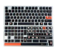 Compatible for KBDiy GMK Mictlan PBT Korean Keycaps Cherry Profile 143 Keys Custom Alice Layout for MX Switches 60% Mechanical Keyboard(GMK Mictlan-KR)