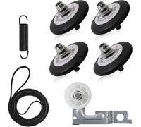 Compatible for Kenmore Elite Dryer Drum Roller Kit 4581EL2002L Replacement Parts Set
