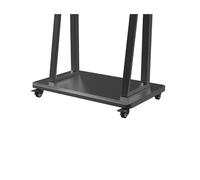 Compatible for KINGONE， 65 75 86 100 Inch Floor Stand with Wheels Single-Side Bracket Height Adjustable Mobile TV Mount Stand