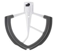 Compatible for Kitchenaid， 6QT Bowl Style Mixing Paddle, Flex Edge Mixing Paddle for Kitchen Mixers, Flexible Silicone Edge Beating Blades