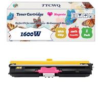 Compatible for Konica Minolta 1600W Toner Cartridge Work for Konica Minolta Magicolor 1600W 1650 1680MF 1690MF Printers, with Chip, High Yield 2500 Pages, High-Definition Printing (1 Pack Magenta)
