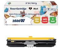 Compatible for Konica Minolta 1600W Toner Cartridge Work for Konica Minolta Magicolor 1600W 1650 1680MF 1690MF Printers, with Chip, High Yield 2500 Pages, High-Definition Printing (1 Pack Black)