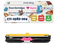 Compatible for Konica Minolta 171-0589-004 Toner Cartridges Work for Konica Minolta Magicolor 2480 2490MF 2500 2500W 2530 2530DL 2550 Printers (1 Pack Magenta)