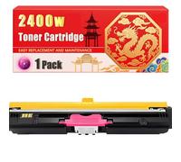 Compatible for Konica Minolta 2400w Multifunction 2450 2400 2430 2500 2530 2550 Colour Toner Cartridge Printers, With Chip Large Capacity 4500 Pages (1 Pack Magenta)