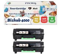 Compatible for Konica Minolta Bizhub 4000 Toner Cartridge Work for Konica Minolta Bizhub 4000 Bizhub 4000P Printers, with Chip, High Yield 20000 Pages, High-Definition Printing (2-Pack Black)