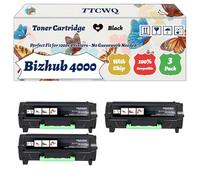 Compatible for Konica Minolta Bizhub 4000 Toner Cartridge Work for Konica Minolta Bizhub 4000 Bizhub 4000P Printers, with Chip, High Yield 20000 Pages, High-Definition Printing (3 Pack Black)