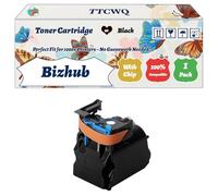 Compatible for Konica Minolta Bizhub C3100P Toner Cartridge Work for Konica Minolta Bizhub C3100P Printers, with Chip, High Yield 6000 Pages, High-Definition Printing (1 Pack Black)