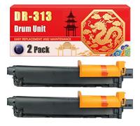 Compatible for Konica Minolta DR313 BizHub C258 C368 C558 C308 C458 C658 Drum Unit Printers, With Chip Large Capacity 90000 Pages (2 Pack Black)