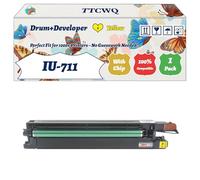 Compatible for Konica Minolta IU-711 Drum+Developer Unit Work for Konica Minolta BizHub C654 C754 C654e C754e Printers, with Chip, High Yield 300000 Pages, High-Definition Printing (1 Pack Yellow)