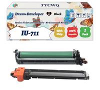 Compatible for Konica Minolta IU-711 Drum+Developer Unit Work for Konica Minolta BizHub C654 C754 C654e C754e Printers, with Chip, High Yield 300000 Pages, High-Definition Printing (1 Pack Black)