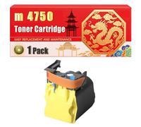 Compatible for Konica Minolta m 4750 magicolor 4750 Colour Toner Cartridge Printers, With Chip Large Capacity 6000 Pages (1 Pack Yellow)