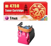 Compatible for Konica Minolta m 4750 magicolor 4750 Colour Toner Cartridge Printers, With Chip Large Capacity 6000 Pages (1 Pack Magenta)