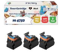 Compatible for Konica Minolta m 4750 Toner Cartridge Work for Konica Minolta magicolor 4750 Colour Printers, with Chip, High Yield 6000 Pages, High-Definition Printing (3 Pack Black)