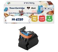 Compatible for Konica Minolta m 4750 Toner Cartridge Work for Konica Minolta magicolor 4750 Colour Printers, with Chip, High Yield 6000 Pages, High-Definition Printing (1 Pack Black)