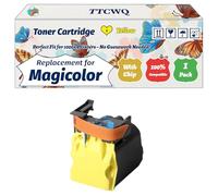 Compatible for Konica Minolta Magicolor 4750DN Toner Cartridge Work for Konica Minolta Magicolor 4750DN 4750EN Printers, with Chip, High Yield 6000 Pages, High-Definition Printing (1 Pack Yellow)