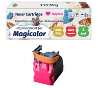 Compatible for Konica Minolta Magicolor 4750DN Toner Cartridge Work for Konica Minolta Magicolor 4750DN 4750EN Printers, with Chip, High Yield 6000 Pages, High-Definition Printing (1 Pack Magenta)