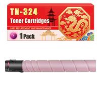 Compatible for Konica Minolta TN-324 Bizhub C258 C308 C368 Toner Cartridges Printers, With Chip Large Capacity 38000 Pages (1 Pack Magenta)