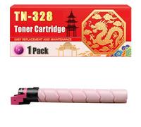 Compatible for Konica Minolta TN-328 Bizhub C250i Bizhub C300i Bizhub C360i Toner Cartridge Printers, With Chip Large Capacity 27000 Pages (1 Pack Magenta)