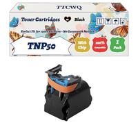 Compatible for Konica Minolta TNP50 TNP-50 Toner Cartridges Work for Konica Minolta BizHub C3100P Printers, with Chip, High Yield 6000 Pages, High-Definition Printing (1 Pack Black)