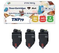 Compatible for Konica Minolta TNP79 TNP-79 Toner Cartridges Work for Konica Minolta C3350i C3351i C4050i Printers (3 Pack Black)