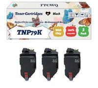 Compatible for Konica Minolta TNP79K Toner Cartridges Work for Konica Minolta Bizhub C3350i C4050i Printers, with Chip, High Yield 23000 Pages, High-Definition Printing (3 Pack Black)