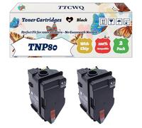 Compatible for Konica Minolta TNP80 Toner Cartridges Work for Konica Minolta Bizhub c3320i c3300i Printer, with Chip, High Yield 23000 Pages, High-Definition Printing (2 Pack Black)