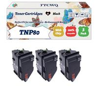 Compatible for Konica Minolta TNP80 Toner Cartridges Work for Konica Minolta Bizhub c3320i c3300i Printer, with Chip, High Yield 23000 Pages, High-Definition Printing (3 Pack Black)