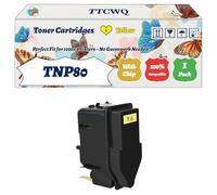 Compatible for Konica Minolta TNP80 Toner Cartridges Work for Konica Minolta Bizhub c3320i c3300i Printer, with Chip, High Yield 23000 Pages, High-Definition Printing (1 Pack Yellow)