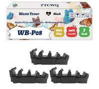 Compatible for Konica Minolta WB-P08 Waste Toner Container Work for Konica Minolta BizHub C3300i C3350i C4000i C3320i C3351i Printers (3 Pack Black)