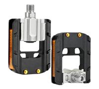 Compatible for KOOTU Foldable Bicycle Pedals - Anti-Skid Aluminum 9/16" Universal Platform Pedals for Mountain， Road Bikes(Black pedals)