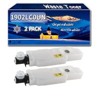 Compatible for Kyocera 1902LC0UN0 WT860 Waste Toner Container, Work for Kyocera TASKalfa 3550ci 5550ci 3050ci 4500i 3500i 4550ci Printers, Waste Toner Container WT860 (2-Pack Black)