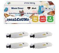 Compatible for Kyocera 1902LC0UN0 WT860 Waste Toner Container Work for Kyocera TASKalfa 3550ci 5550ci 3050ci 4500i 3500i Printers (4 Pack Black)