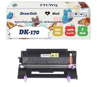Compatible for Kyocera DK-170 Drum Unit Work for Kyocera FS-1320DN FS-1135MFP FS-1035MFP FS-1320D FS-1370DN Printers, with Chip, High Yield 100000 Pages, High-Definition Printing (1 Pack Black)