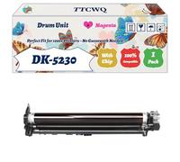 Compatible for Kyocera DK-5230 Drum Unit Work for Kyocera EcoSys M5521cdn M5521cdw P5021cdn P5021cdw Printers, with Chip, High Yield 100000 Pages, High-Definition Printing (1 Pack Magenta)