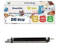 Compatible for Kyocera DK-8115 Drum Unit Work for Kyocera ECOSYS M8124cidn M8130cidn Printers, with Chip, High Yield 70000 Pages, High-Definition Printing (1 Pack Yellow)