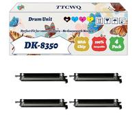 Compatible for Kyocera DK-8350 Drum Unit Work for Kyocera TASKalfa 3253ci 3252ci 2553ci 2552ci Printers, with Chip, High Yield 200000 Pages, High-Definition Printing (4-Pack BK/C/M/Y)
