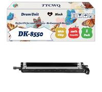 Compatible for Kyocera DK-8550 Drum Unit Work for Kyocera TASKalfa 4002i 5002i 6002i Printers, with Chip, High Yield 400000 Pages, High-Definition Printing (1 Pack Black)