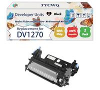 Compatible for Kyocera DV1270 Developer Units Work for Kyocera ECOSYS MA3500wfx MA4000x MA4000wfx MA4000wifx Printers, with Chip, High Yield 80000 Pages, High-Definition Printing (1 Pack Black)