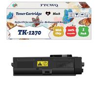 Compatible for Kyocera TK-1270 Toner Cartridge Work for Kyocera EcoSys MA4000fx MA4000wifx MA4000x Printers, with Chip, High Yield 10000 Pages, High-Definition Printing (1 Pack Black)