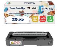 Compatible for Kyocera TK-150 Toner Cartridge Work for Kyocera FS-C1020MFP Multifunction Printers, with Chip, High Yield 6500 Pages, High-Definition Printing (1 Pack Black)