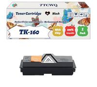 Compatible for Kyocera TK-160 Toner Cartridge Work for Kyocera FS-1120D EcoSys P2035d Printers, with Chip, High Yield 3500 Pages, High-Definition Printing (1 Pack Black)