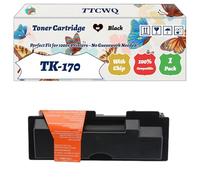 Compatible for Kyocera TK-170 Toner Cartridge Work for Kyocera FS-1320D FS-1370DN EcoSys P2135dn Printers, with Chip, High Yield 8200 Pages, High-Definition Printing (1 Pack Black)