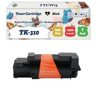 Compatible for Kyocera TK-310 Toner Cartridge Work for Kyocera FS-2000D FS-3900DN FS-4000DN Printers, with Chip, High Yield 12000 Pages, High-Definition Printing (1 Pack Black)