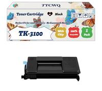 Compatible for Kyocera TK-3100 Toner Cartridge Work for Kyocera EcoSys M3040dn EcoSys M3540dn FS-2100D Printers (4 Pack Black)